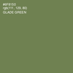 #6F8150 - Glade Green Color Image